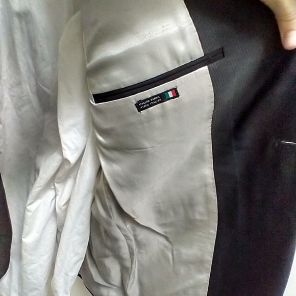 Black Toxedo Jacket tailored fit Size 42 - Picture 5 of 7